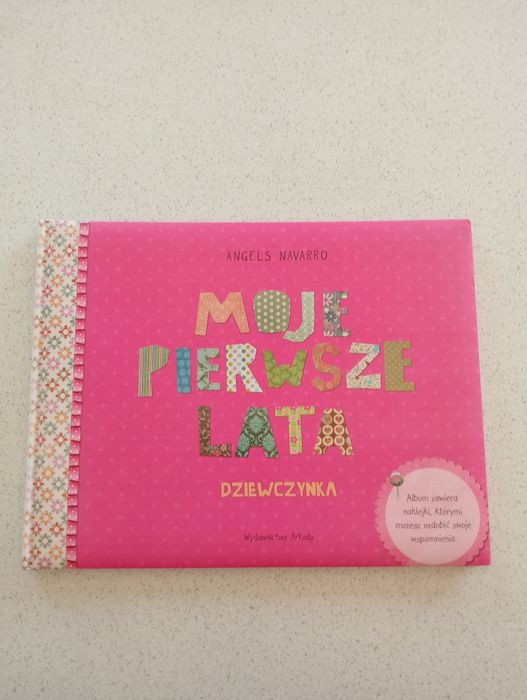 Album pamiątkowy na zdjęcia dla dziewczynki „Moje pierwsze lata. Dziew