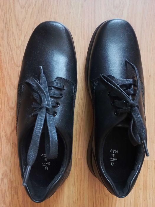 Мужские новые кожаные туфли M & S 41 p.