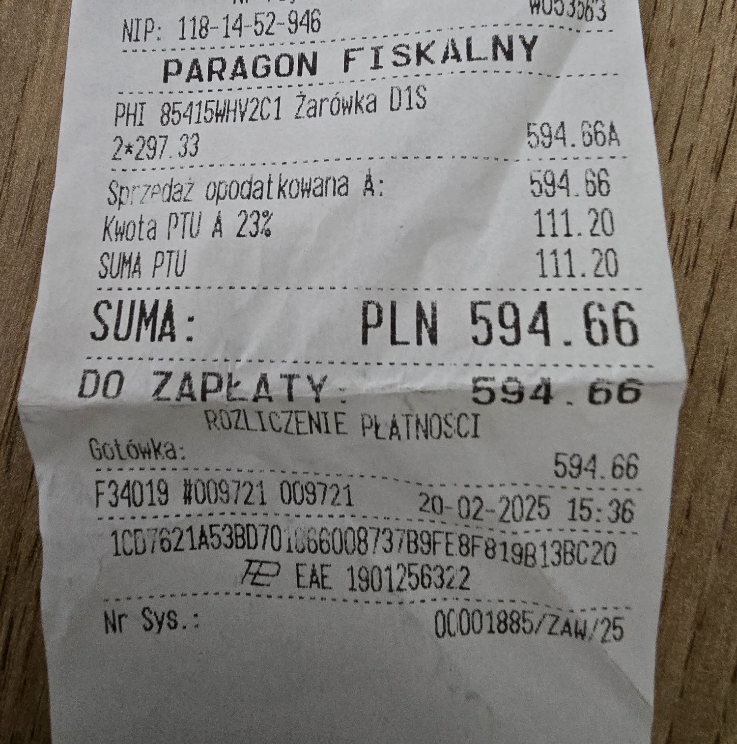 Żarniki Xenon Philips White Vision D1S