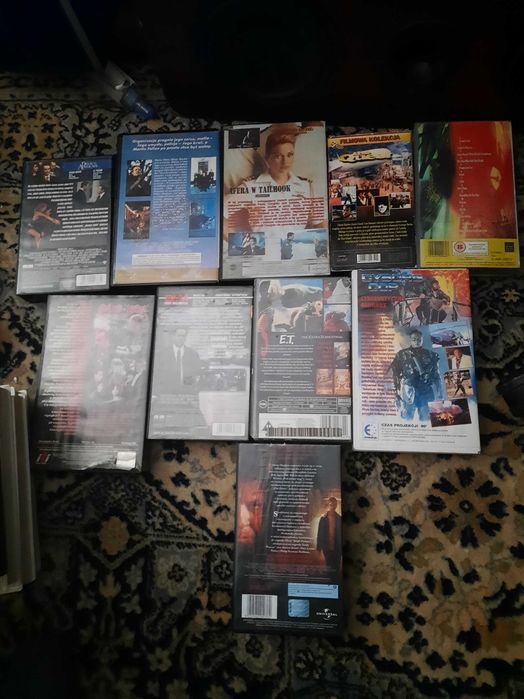 Filmy VHS. Kasety .