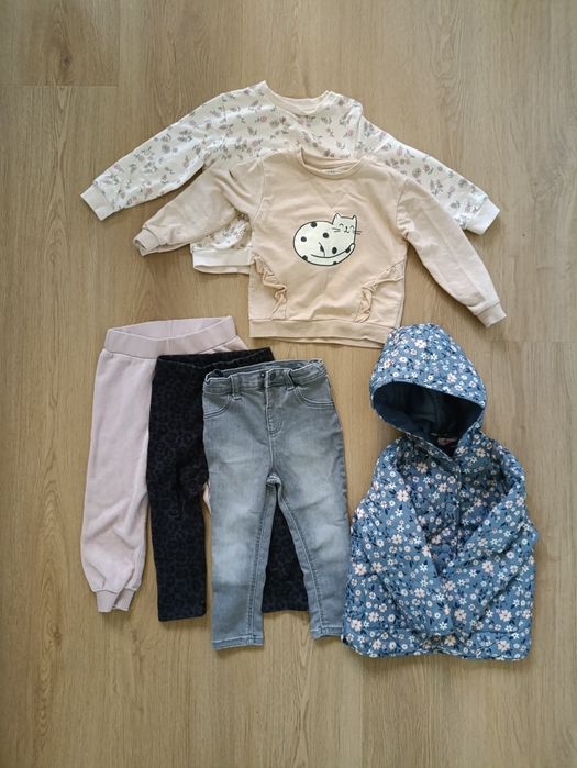 Paczka ubrań dla dziewczynki, rozmiar 92