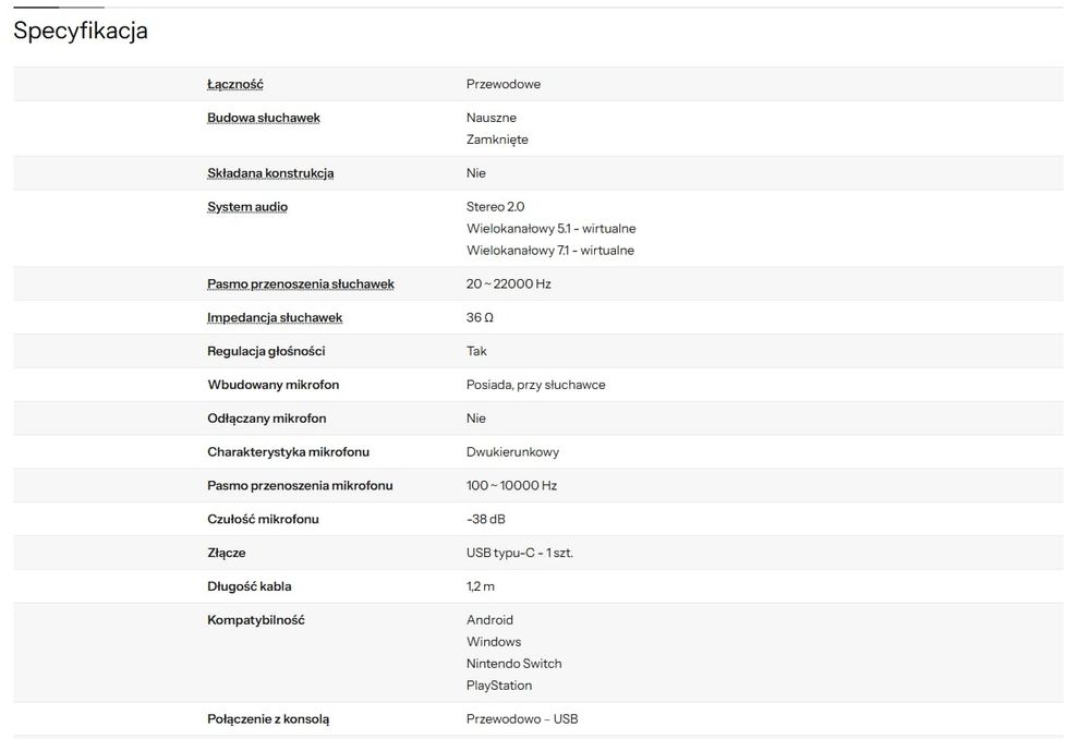 Słuchawki przewodowe czarne gamingowe SteelSeries Arctis Nova 3