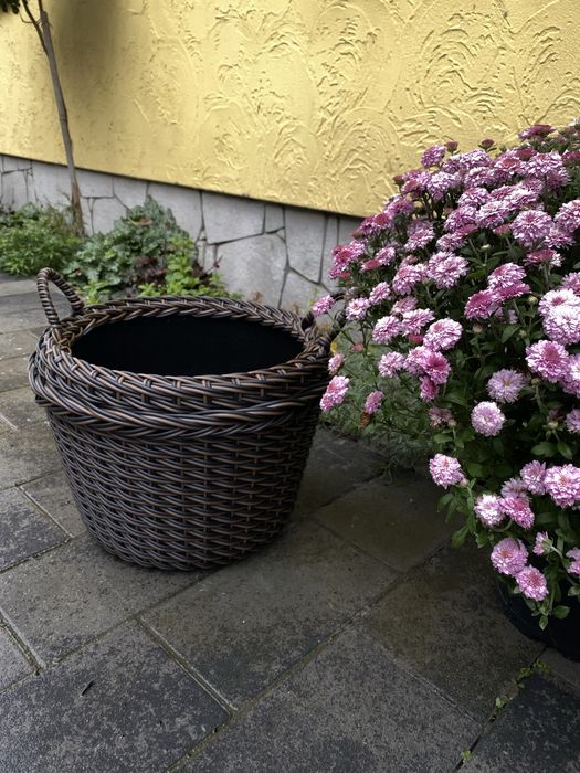 Вироби з ротангу, кашпо, дровниці, вазони