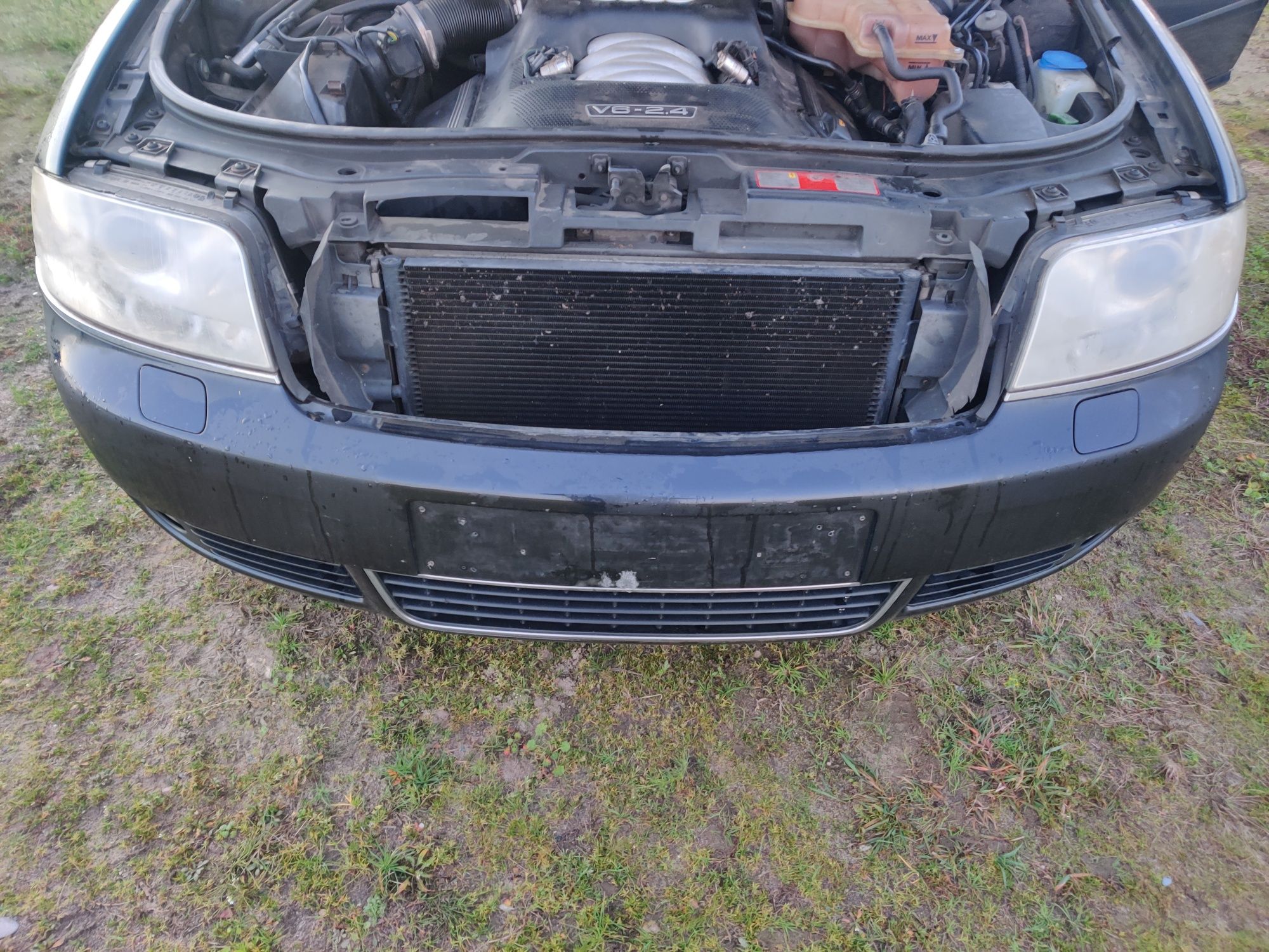 Pas przedni wzmocnienie chłodnice strefy zgniotu Audi A6 C5 2.4 2.8 V6
