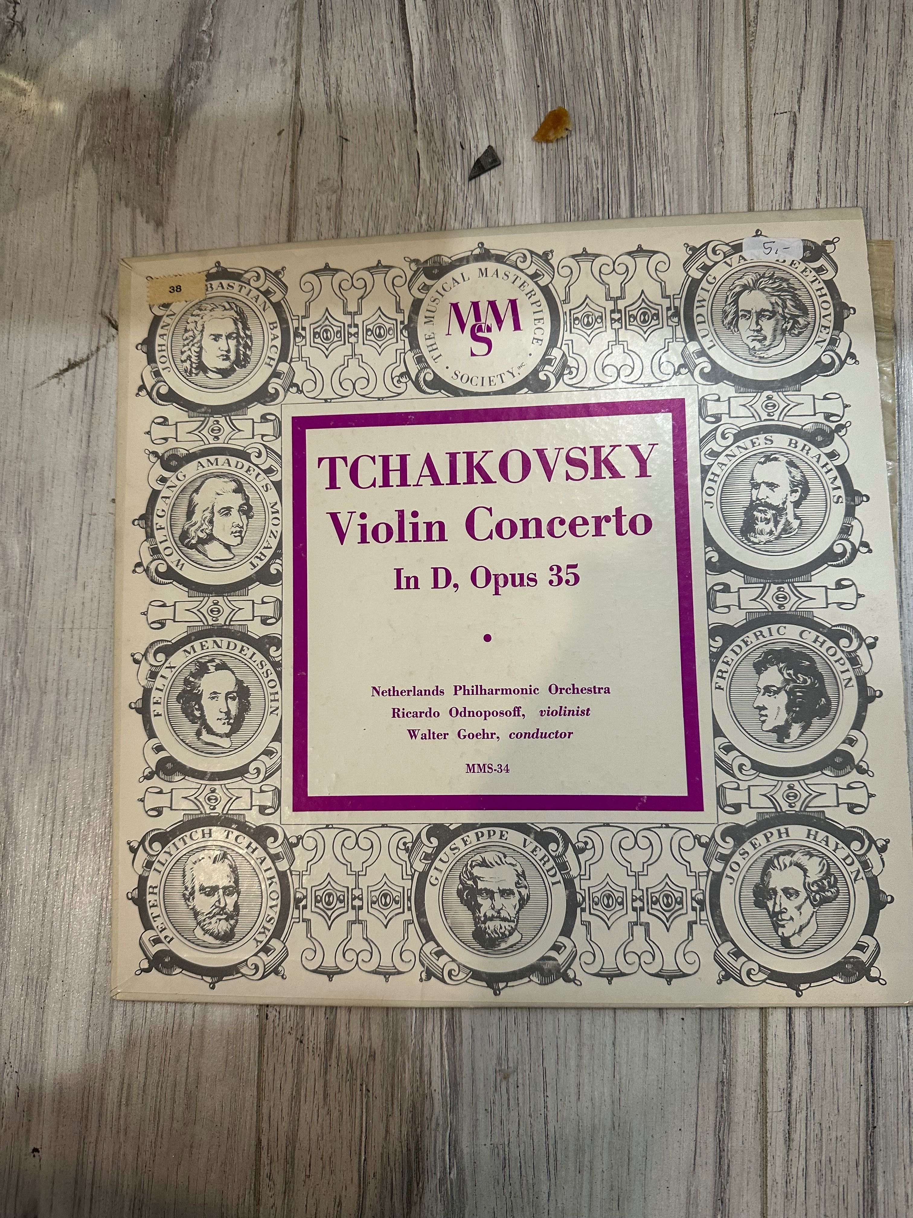 Winyl 10” Tchaikovsky Violin Concerto In D , Opus 35