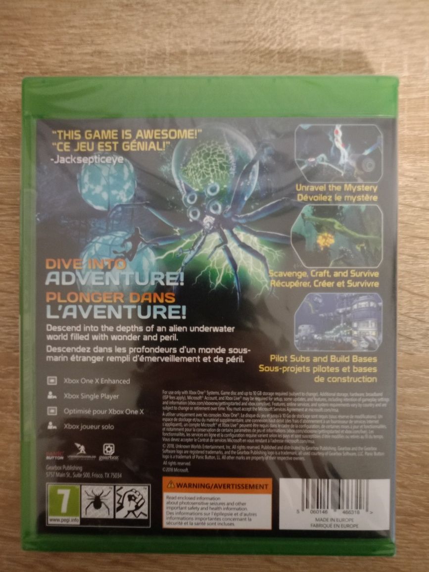 Subnautica na Xbox one