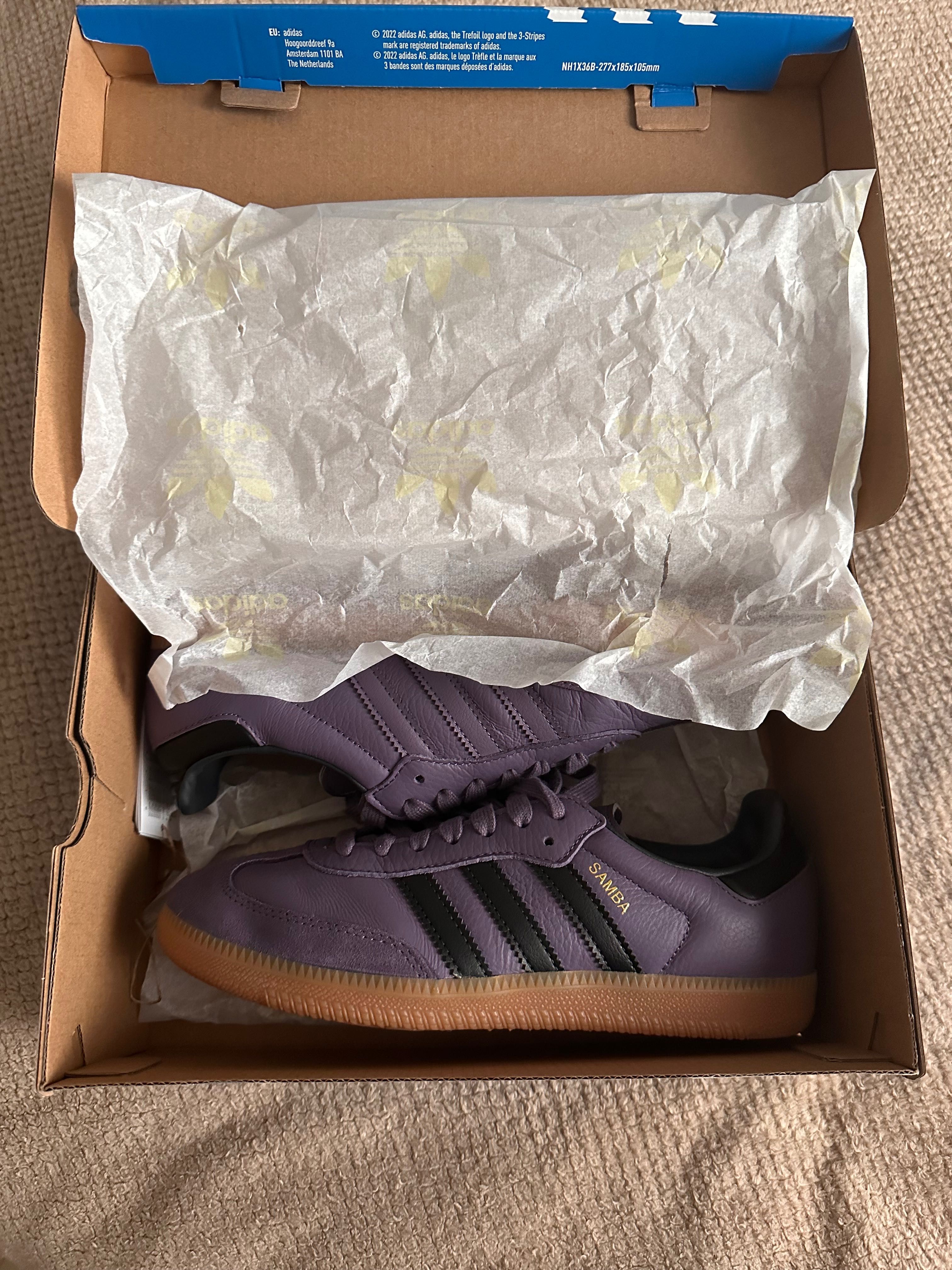 Adidas samba purple 38