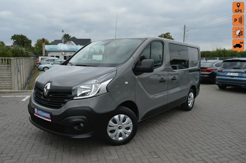 Renault Trafic  1.6 dCi Brygadówka 2xBoczne drzwi 6-osób Navi Kamera Blutooth