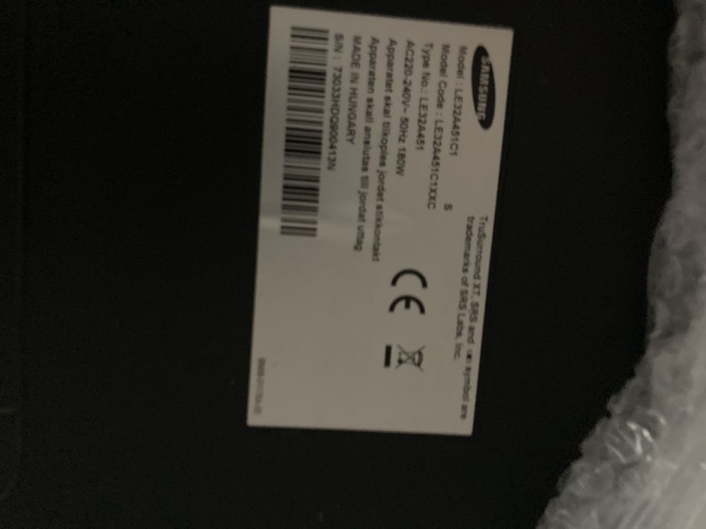 Telewizor SAMSUNG LE32A451C1 czesci stopka  matryca i inne