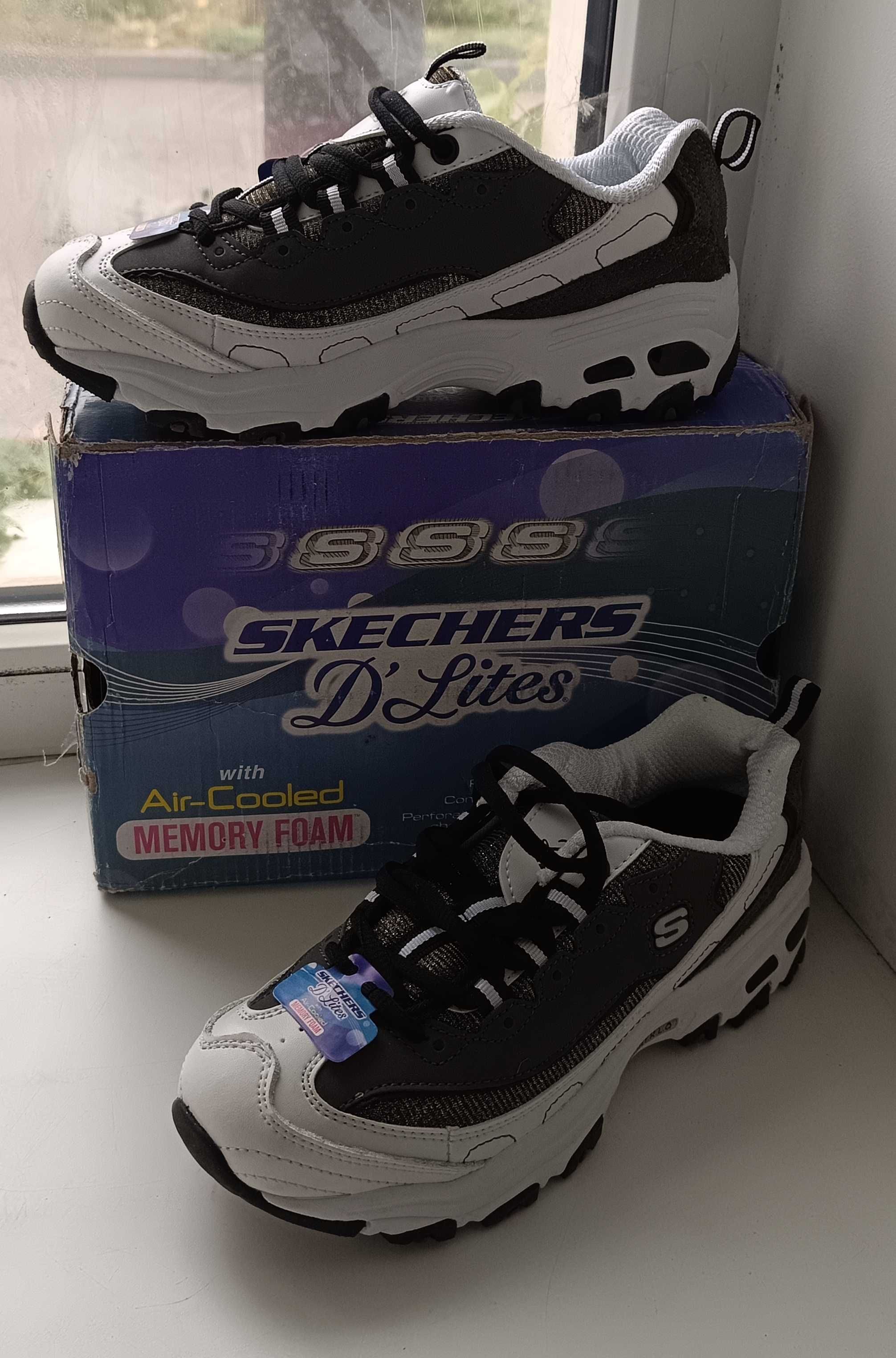 Кроссовки женские подростковые Skechers D'Lites 37-23 см стелька