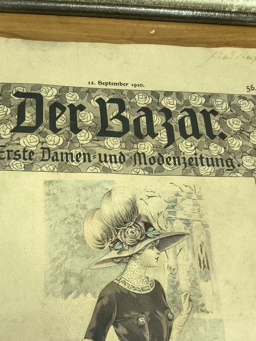 Zabytkowy magazyn modowy „Der Bazar” – rok 1910