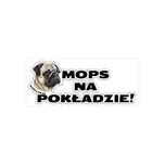 Naklejka na samochód MOPS NA POKŁADZIE