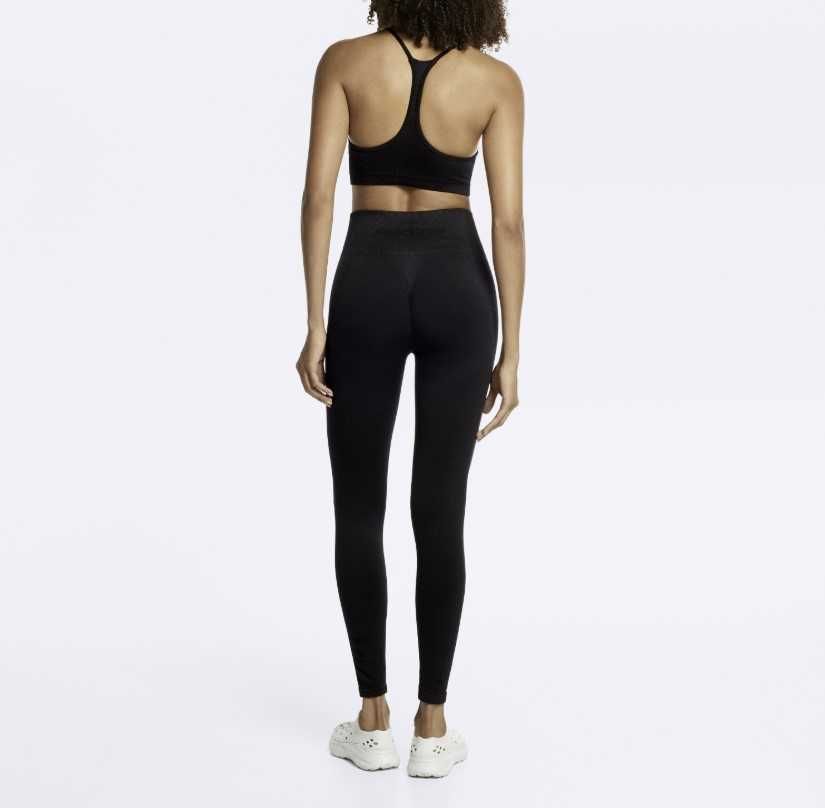 Leggings de Cintura Média Gym & Tonic - XS Pretas - Prozis