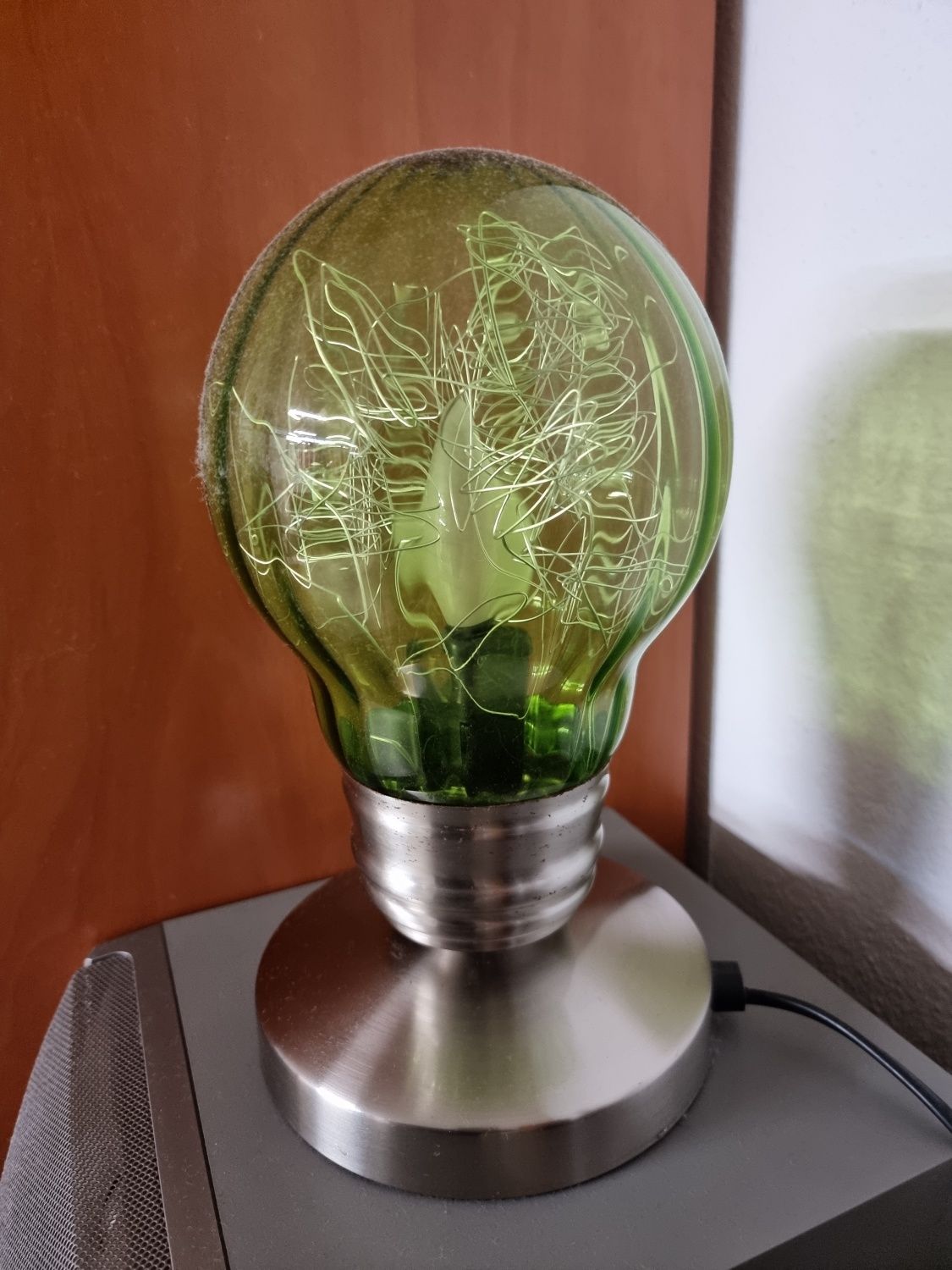 Candeeiro lampada verde original