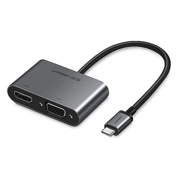 Adapter Ugreen CM162, 50505 USB-C - HDMI / VGA / USB-A 3.0 / USB-C PD