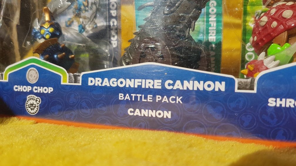 Zestaw Skylanders Dragonfire Cannon Battle pack 3 figurki