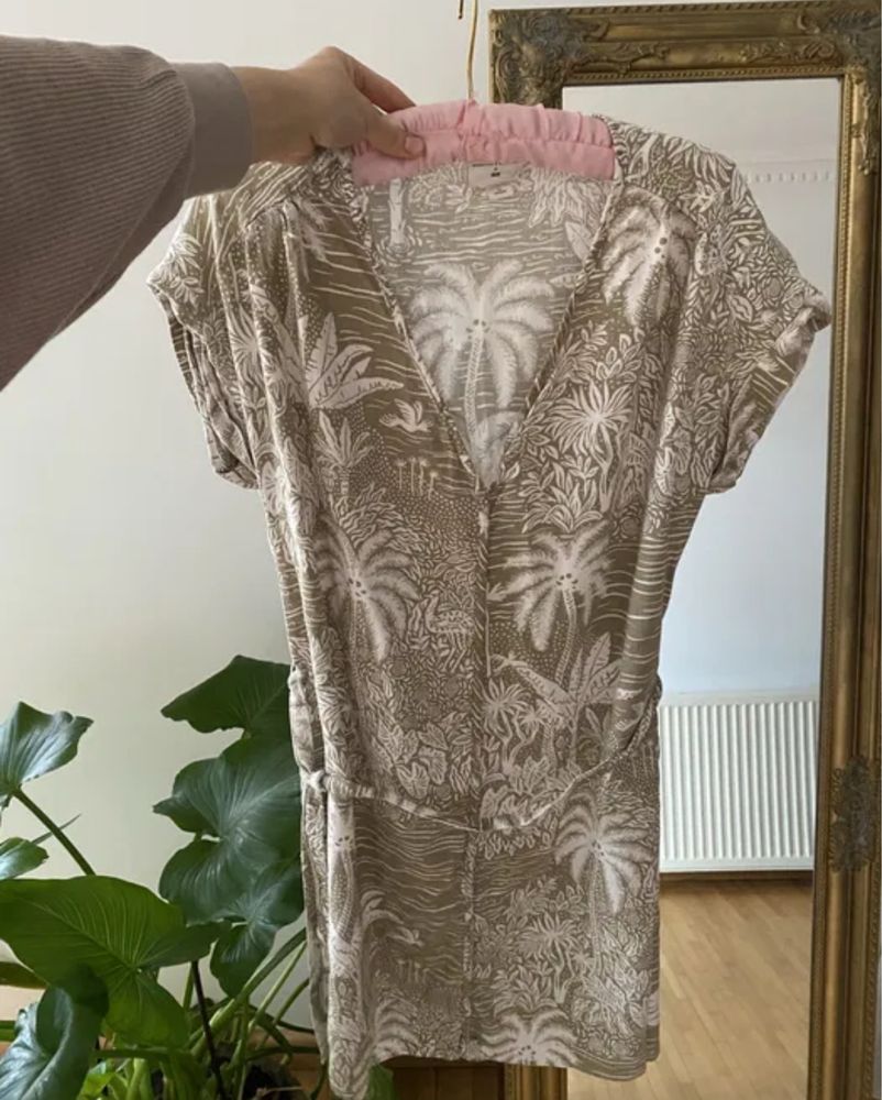 Сукня льон H and M x Desmond and Dempsey XS оригінал