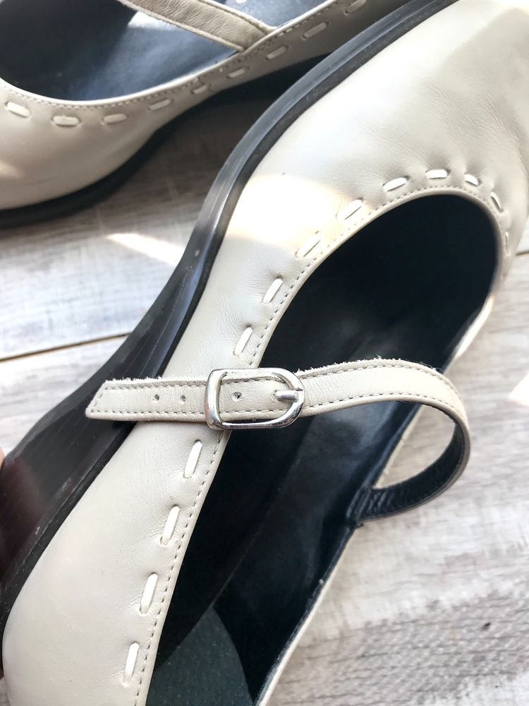 Clarks туфли кожаные балетки мокасины 38 р 24,5см