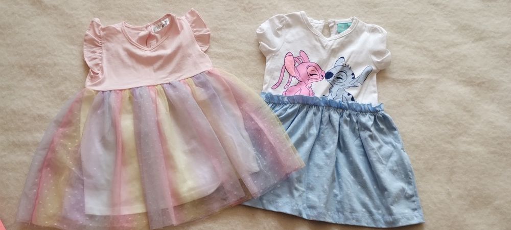 Paka ubrań dla dziewczynki rozmiar 80