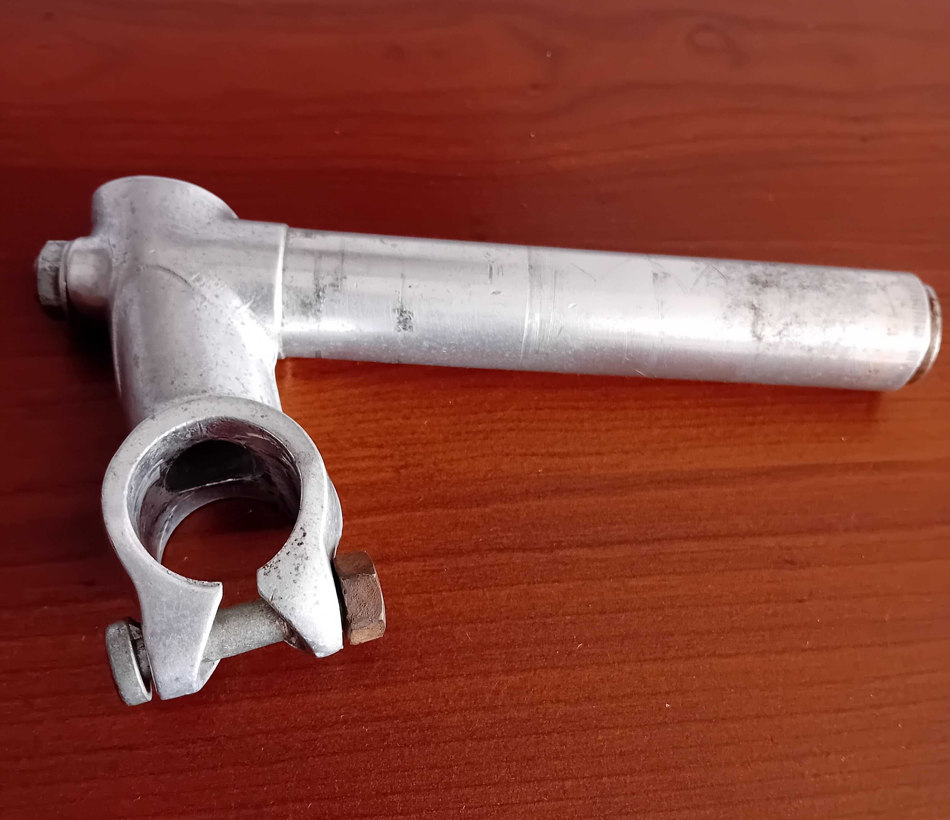 Retro wspornik kierownicy do roweru szosowego, aluminium, dł. 15cm.