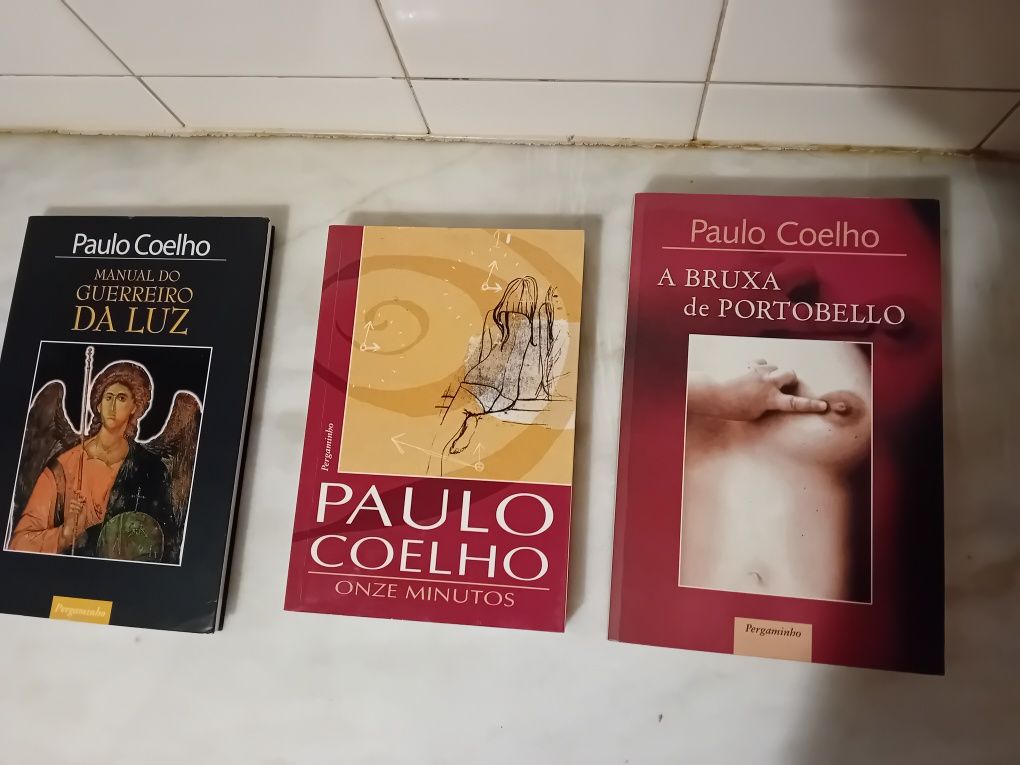 Conjunto de 3 Livros de Paulo Coelho