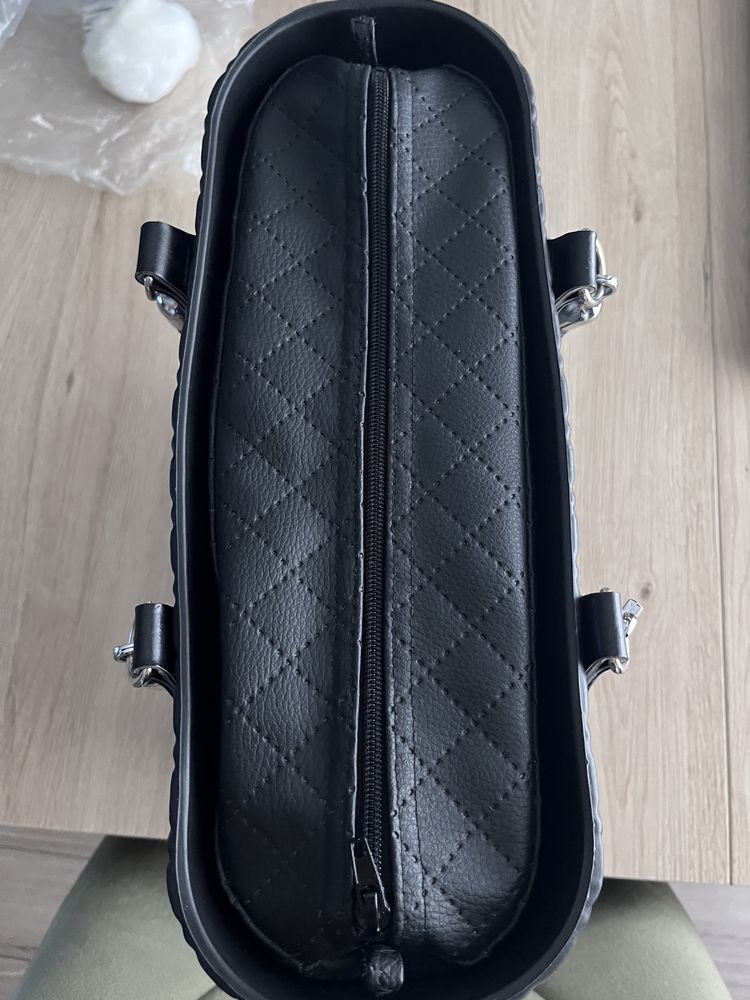 Obag mini pikowana czarna
