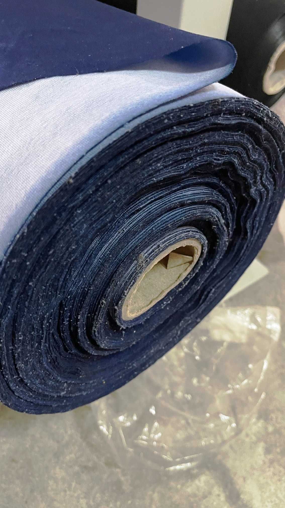 tecido Recaro veludo azul marinho para decoração de interiores