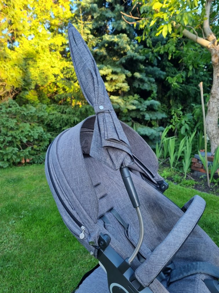 Wózek Stokke V5 Black Melange