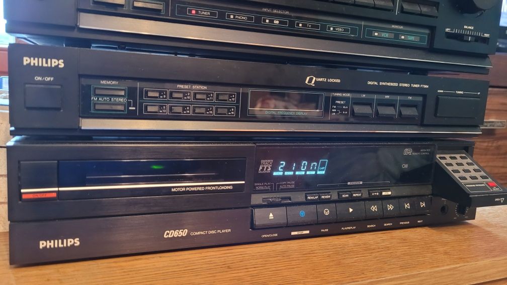 Zestaw Philips fa 568 cd Philips 650 Tuner stan bdb