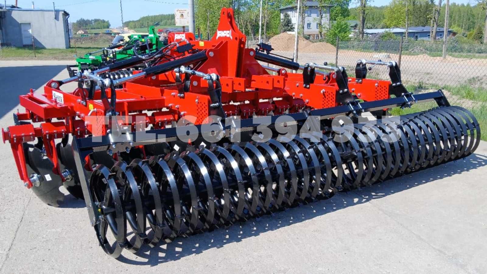 Brona Talerzowa JANPOL SHREK 4m hydrauliczna 560 talerz daszek fi 600!