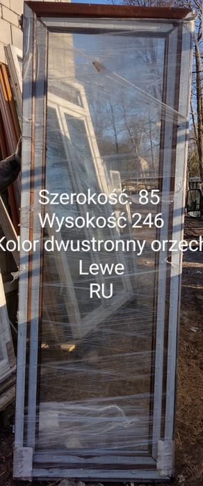 Drzwi zewnętrzne  MOCNE 4 zawiasy Antracyt 50% ceny