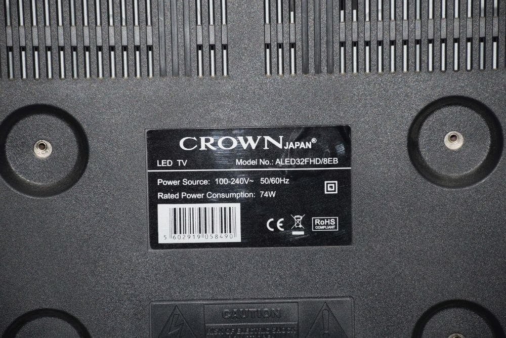 TV lcd Crown ALED32FHD/8EB Peças