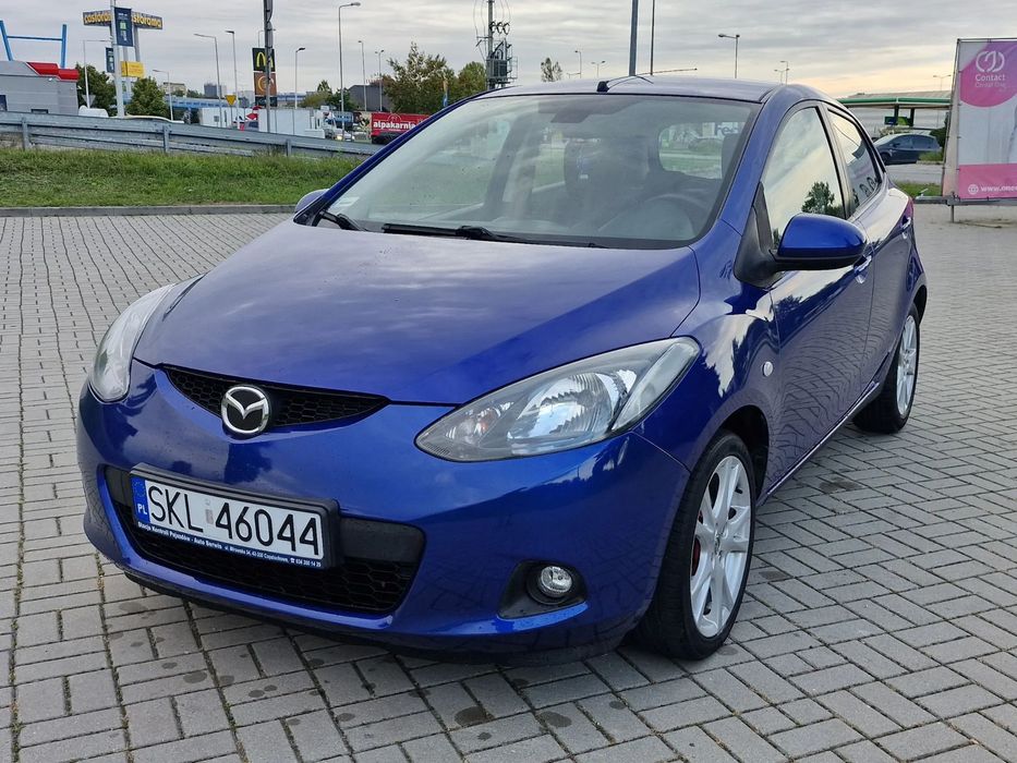 Mazda 2 Mazda 2 2008r 1.4b 85KM bardzo zadbany stan BARDZO DOBRy, OC na rok