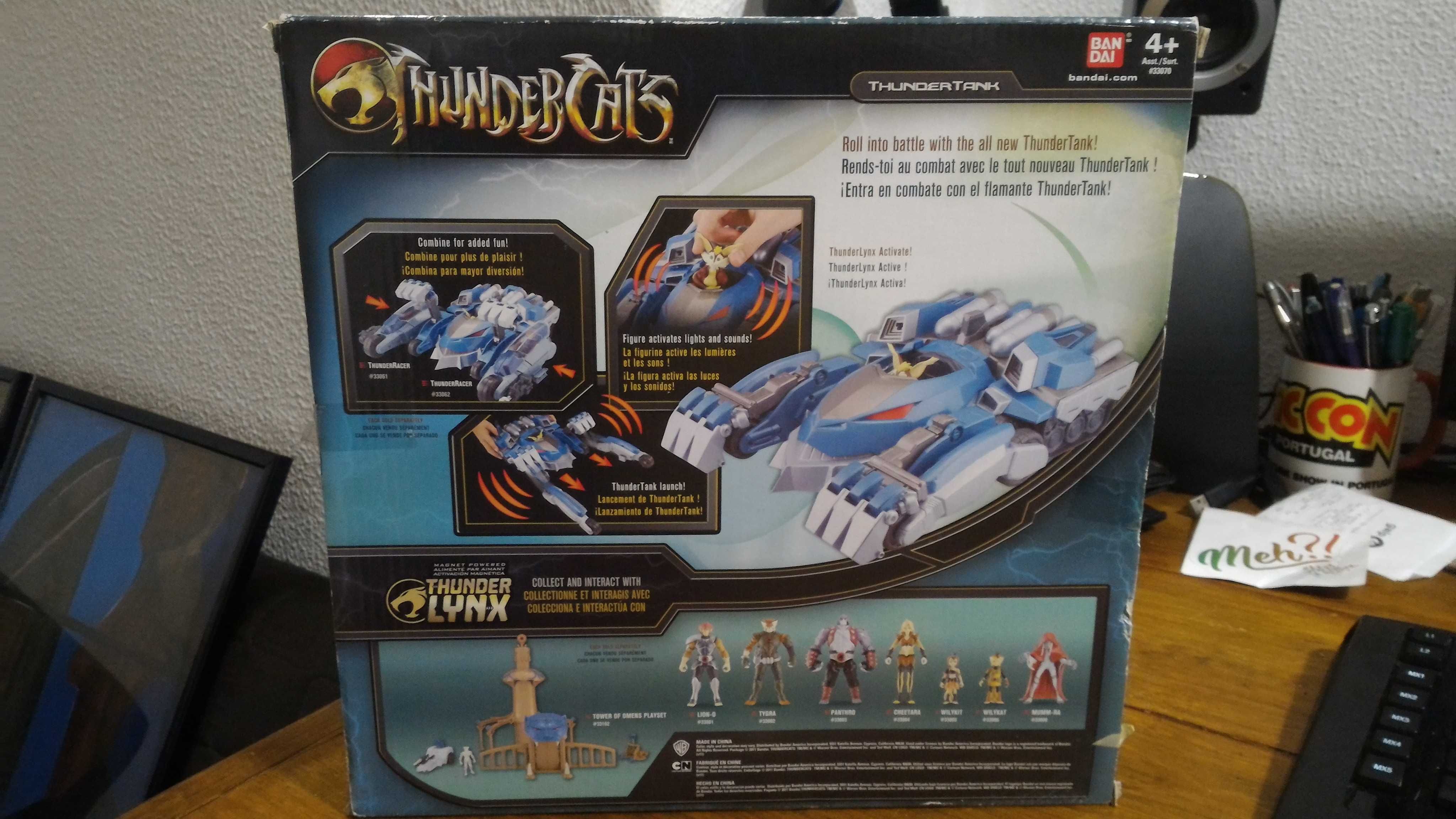 Thundercats Thundertank com figura exclusiva snard novo!