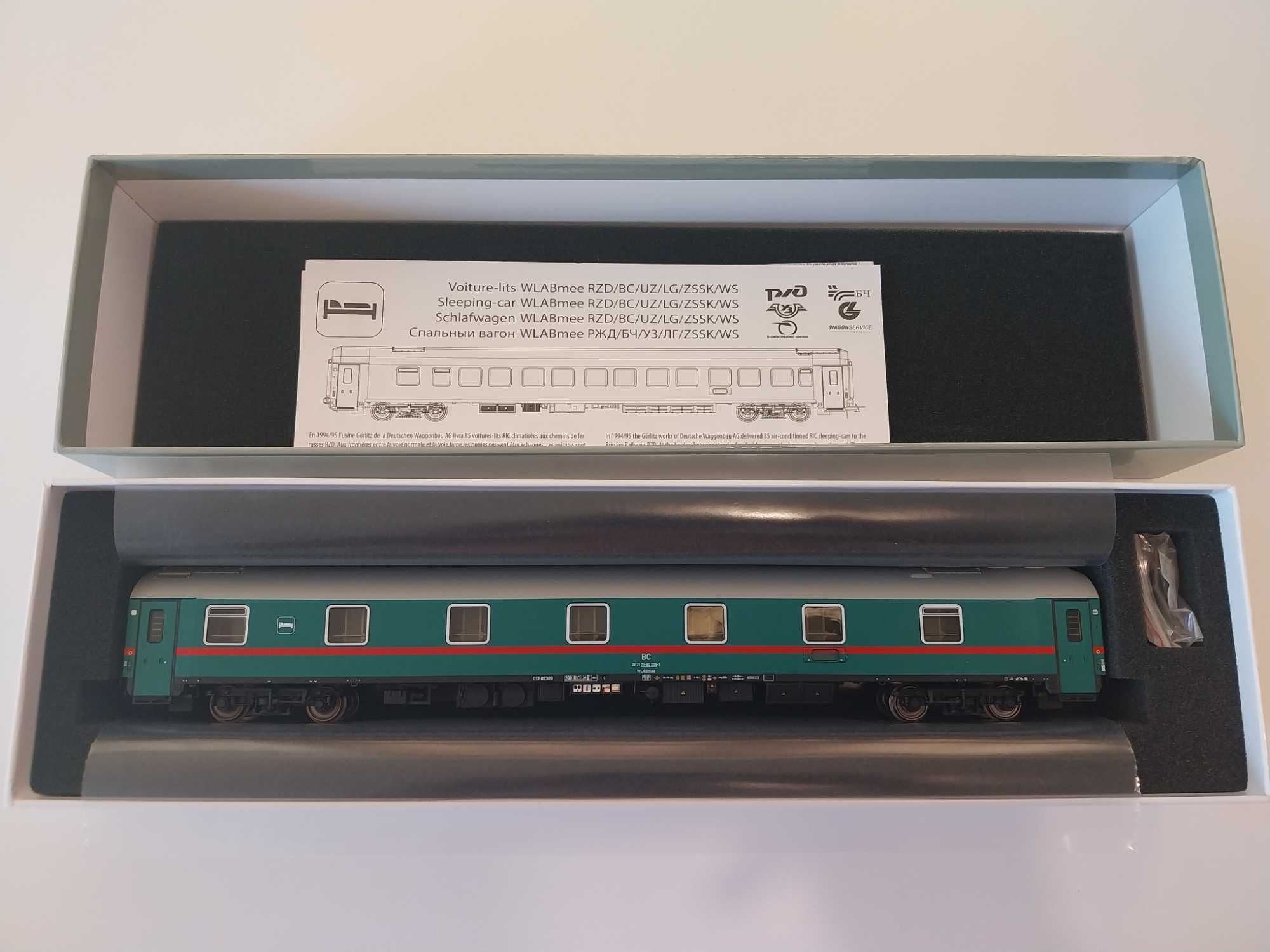 Wagon sypialny białoruski WLABmee BC - LS Models 48204 skala h0