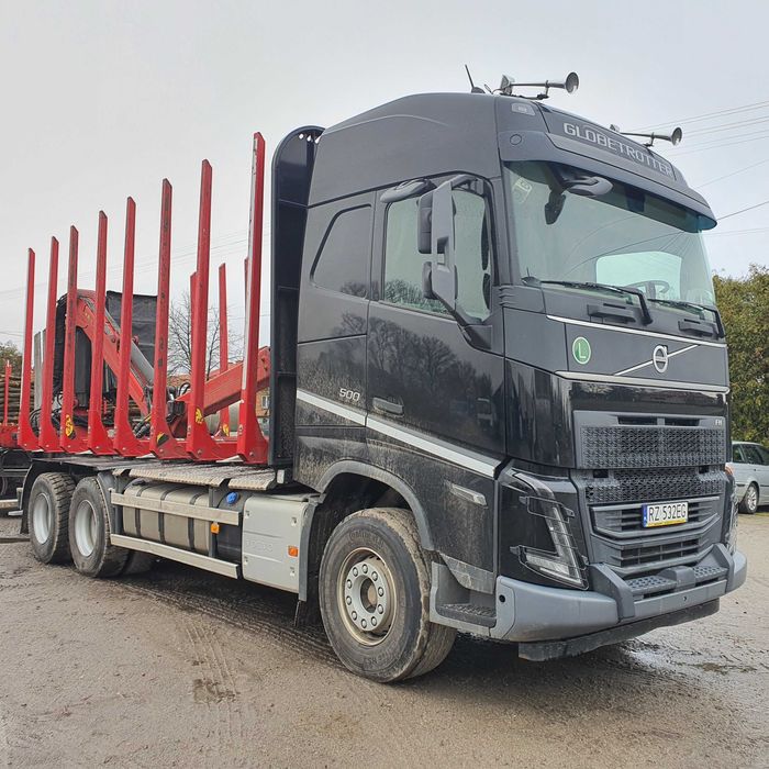 Volvo FH 500 do drewna lasu hds Epsilon 160L