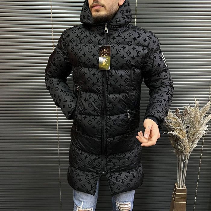 РАСПРОДАЖА! Мужская брендовая куртка louis vuitton пуховик