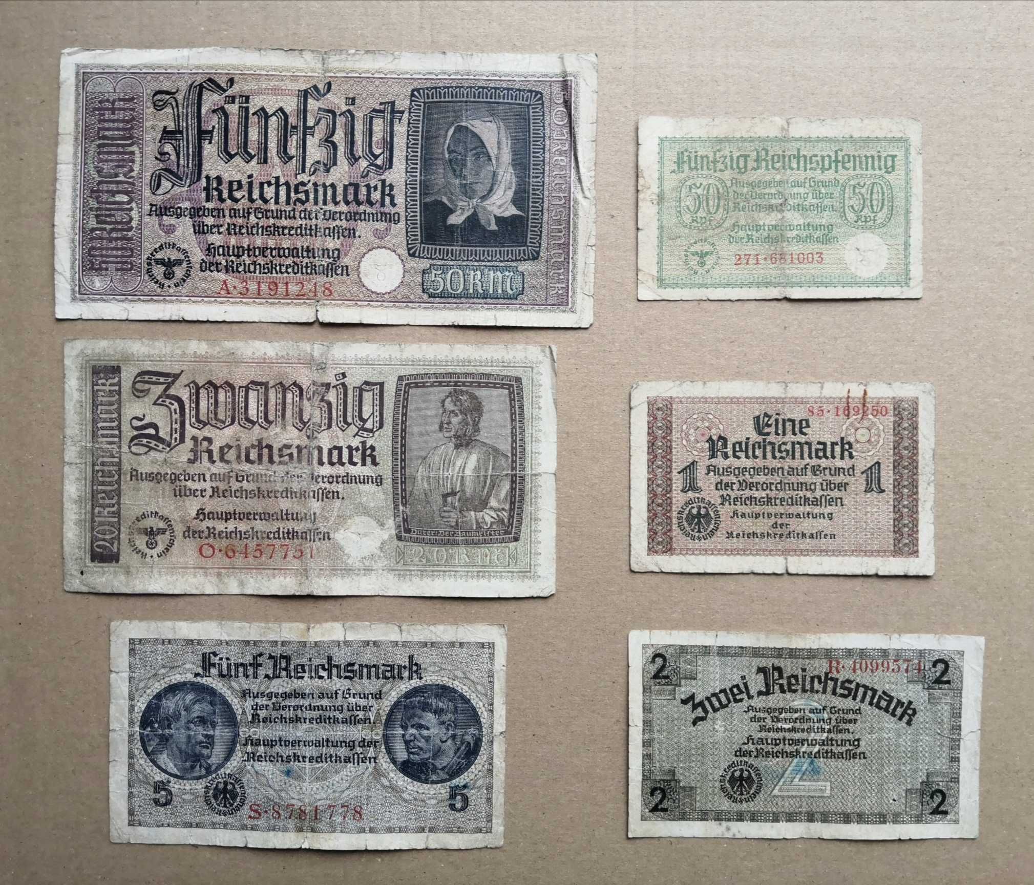 III RZESZA zestaw banknotów