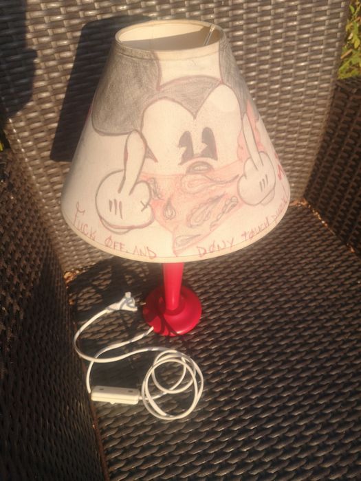 Lampa stołowa (nocna) PRL