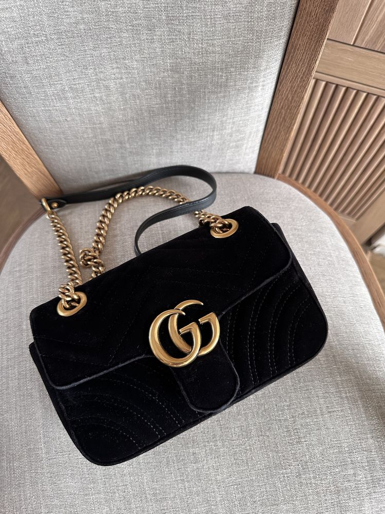 Torebka Gucci GG Marmont Matelasse Velvet