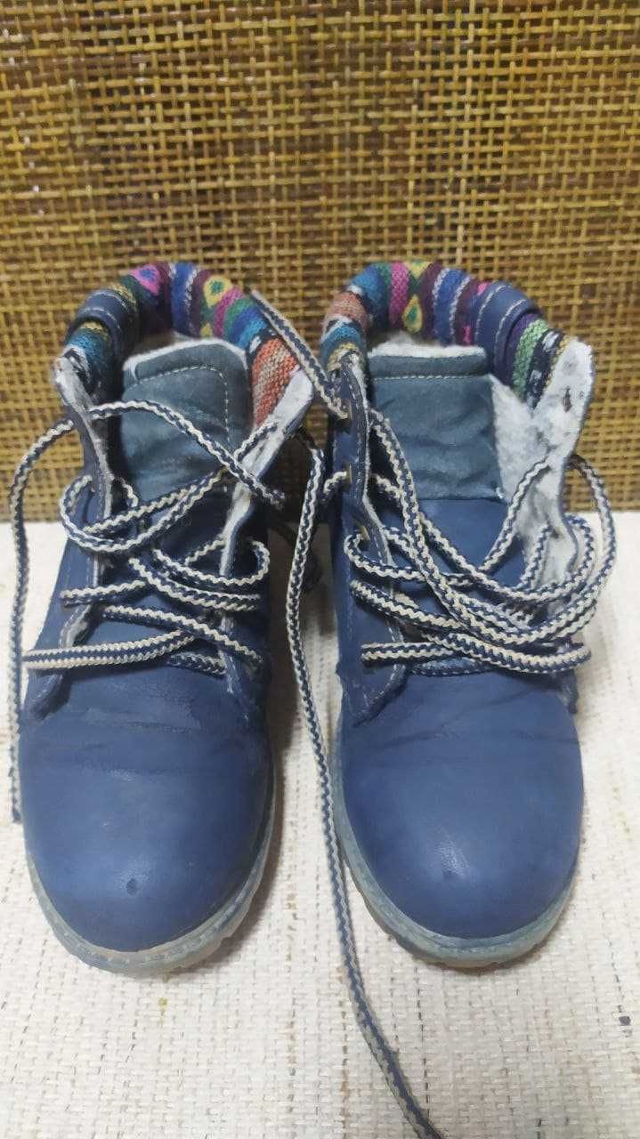 Ботинки синие унисекс T.Taccardi 32 размер