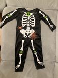 Strój Haloween Kościotrup, 98-104cm, 3-4lata