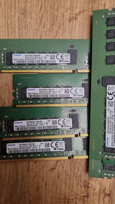 10 szt ddr4 16gb 2666 MHz ram serwerowe Samsung
