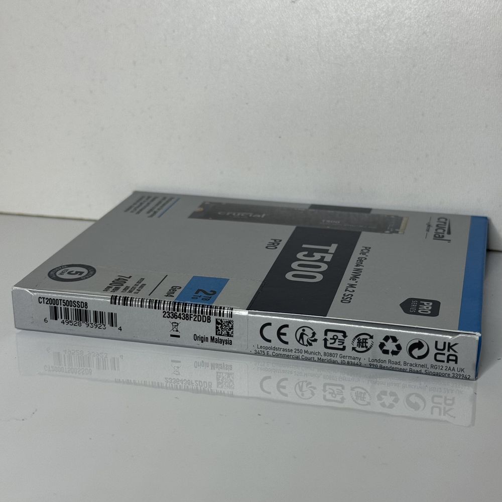 Твердотільний SSD Накопичувач Crucial T500 Pro 2 ТБ CT1000T500SSD8