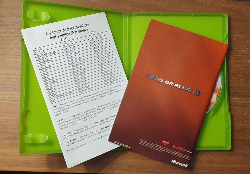 Dead Or Alive 3 Na Xbox Classic