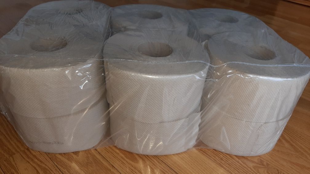 Papier toaletowy szary 12 rolek
