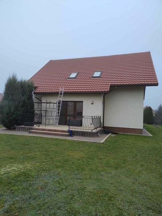 Usługi dekarskie. Okucia kominow ,montaż podbitki ,wymiana rynien .