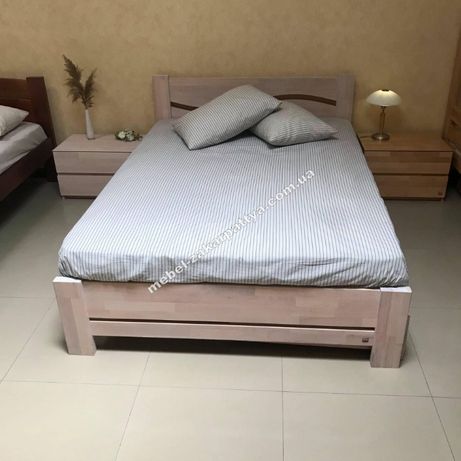 Ліжко 90,120,140,160,180х200. Кровать деревянная с ящиком. Мебель