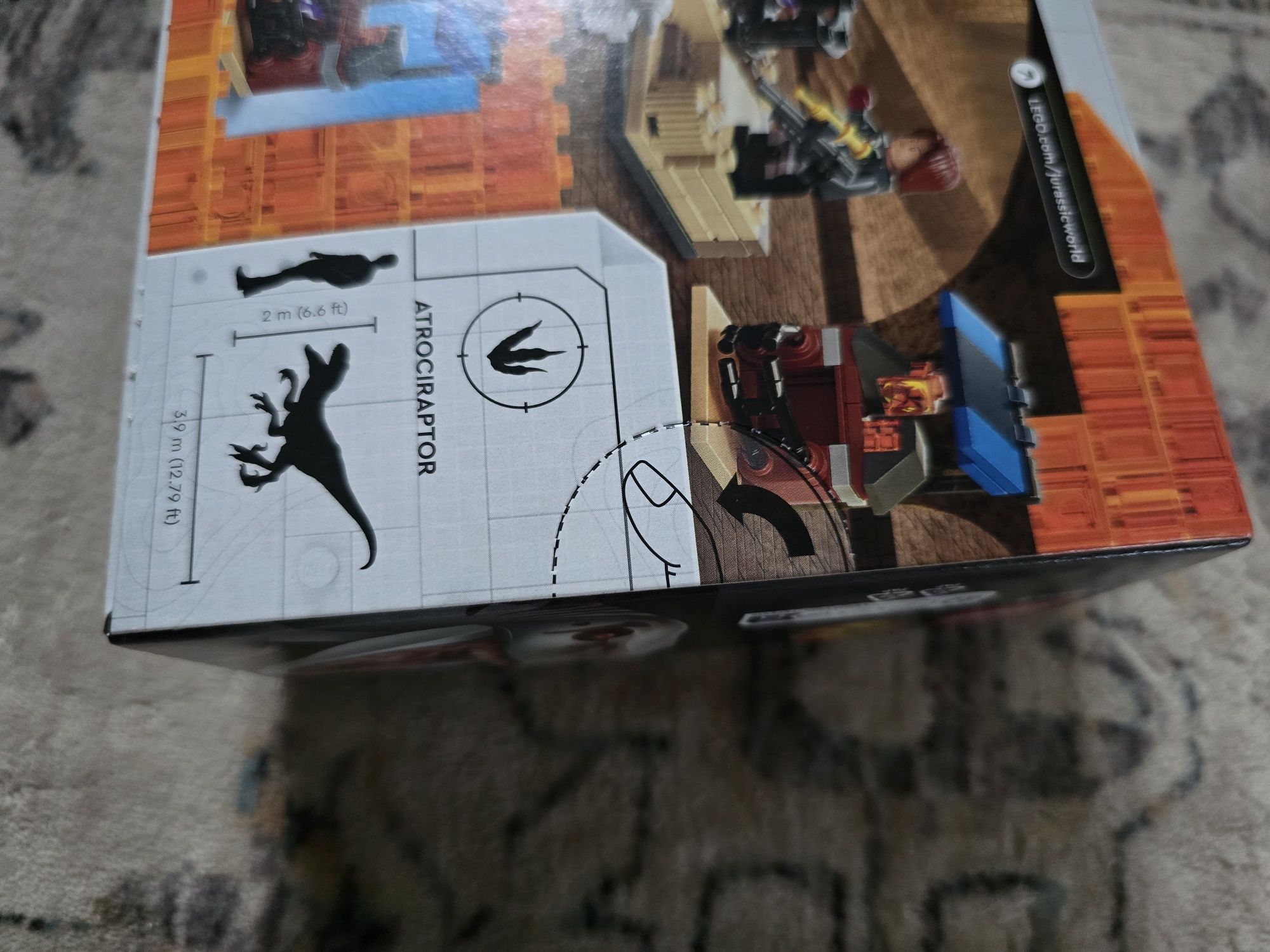 NOWE LEGO 76945 Jurassic World - Atrociraptor: pościg na motocyklu