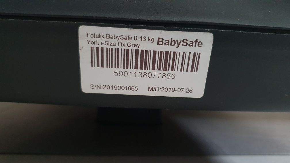 Fotelik samochodowy BabySafe YORK i-Size+ BAZA ISOFIX